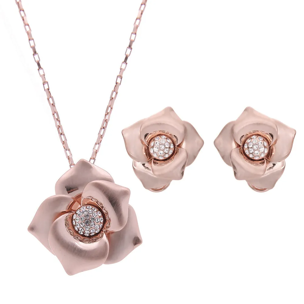 Bride wedding jewelry necklace set ball drill  dress Earrings Jewelry