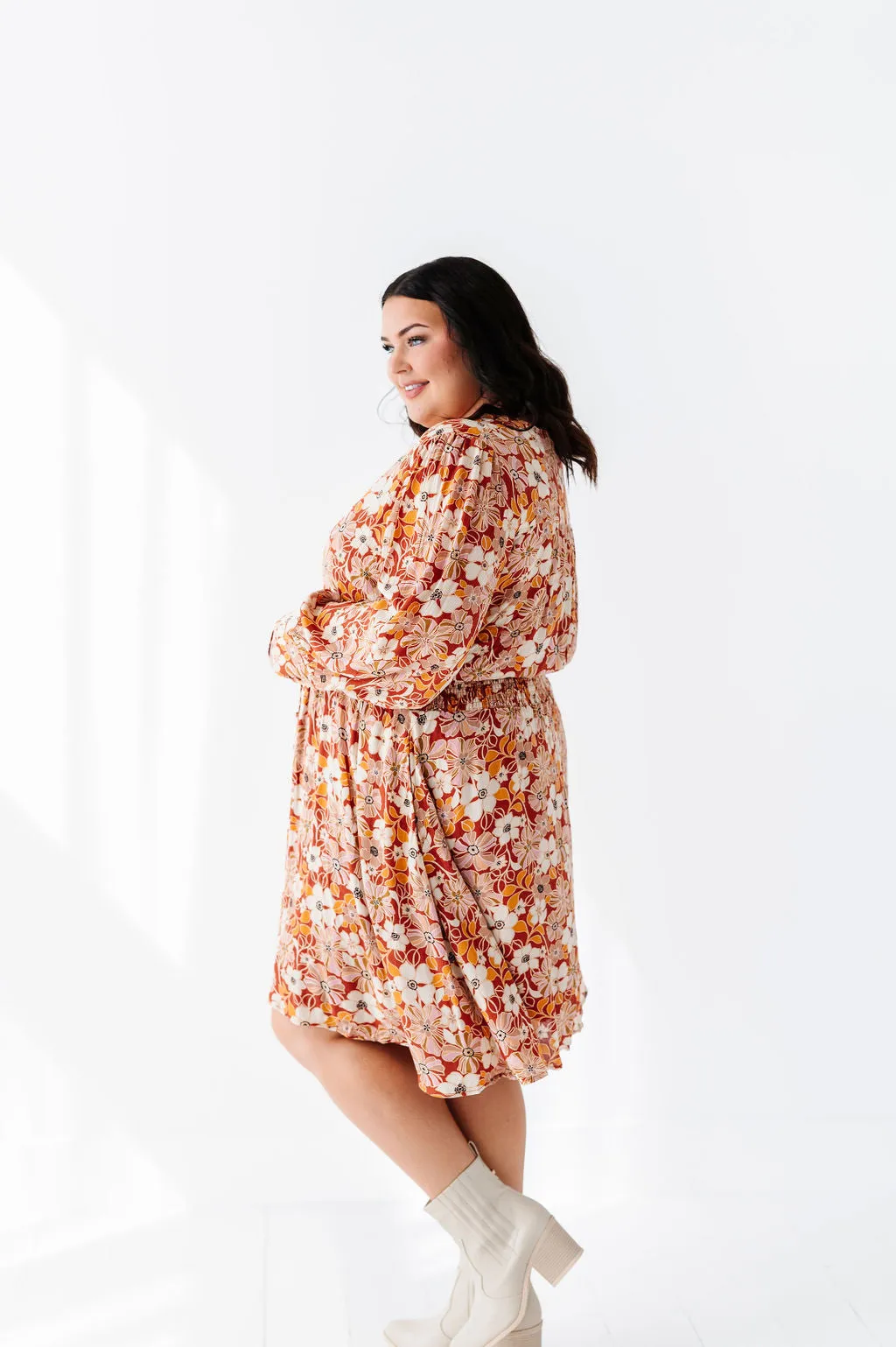 Dawn Floral Midi Dress