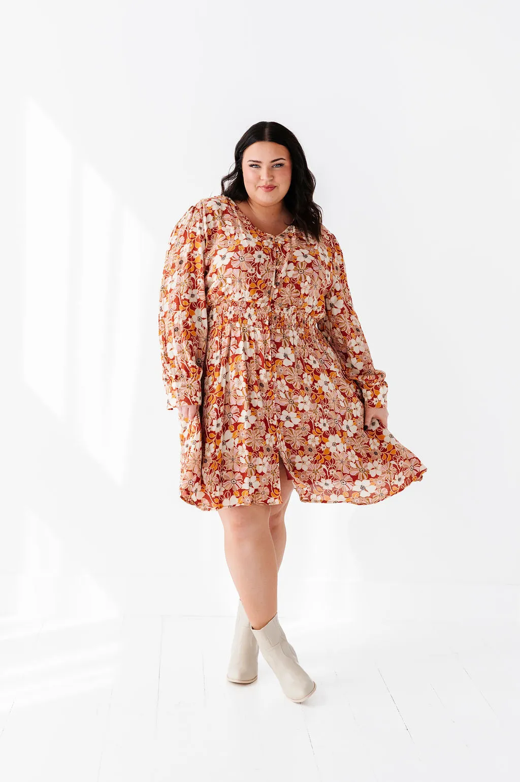 Dawn Floral Midi Dress