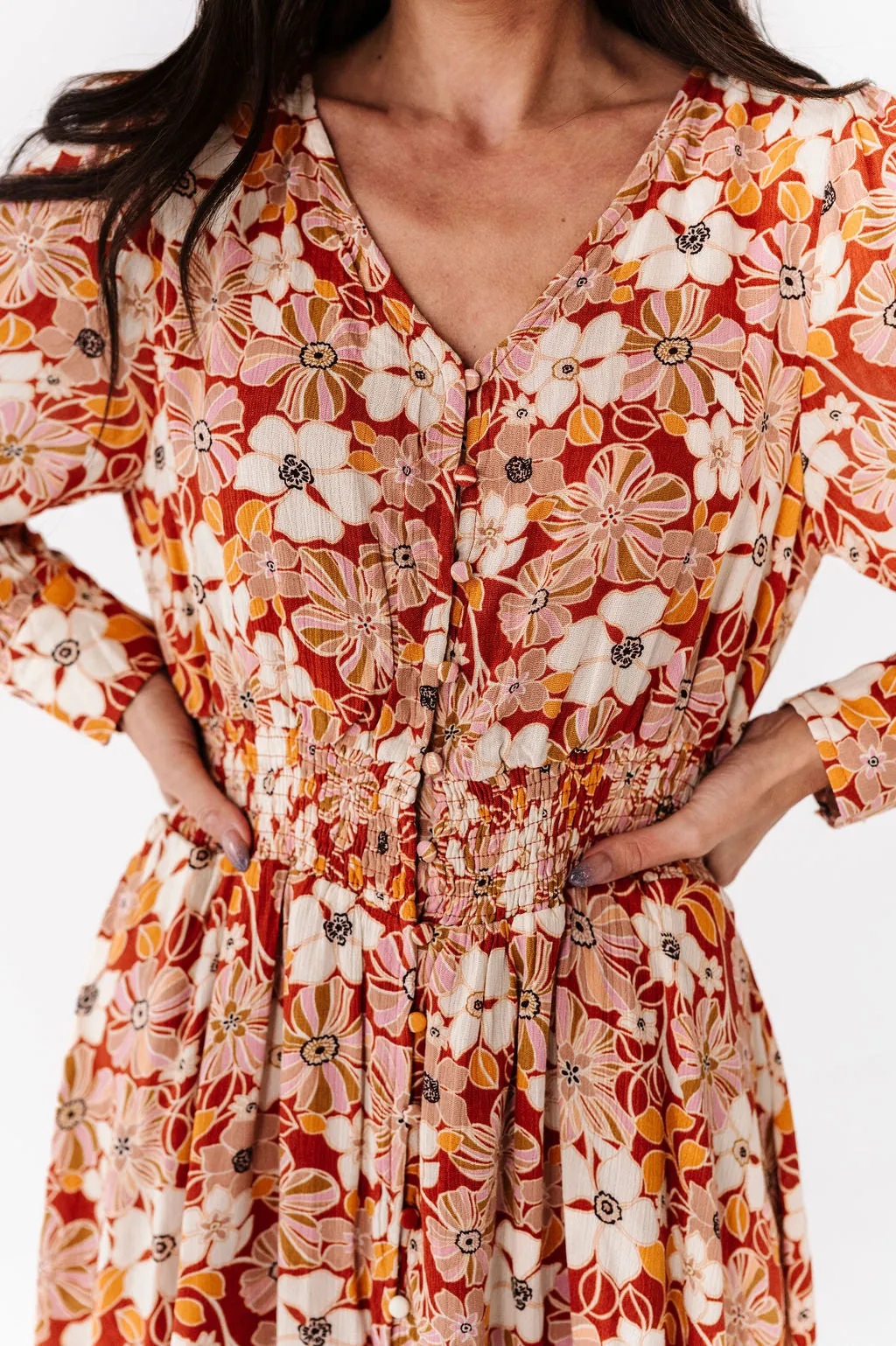Dawn Floral Midi Dress