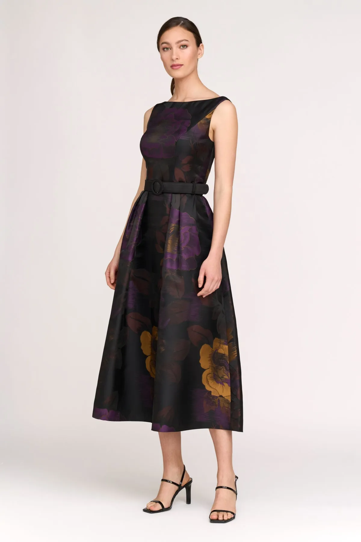 Ilsa Tea Length Dress - Raven